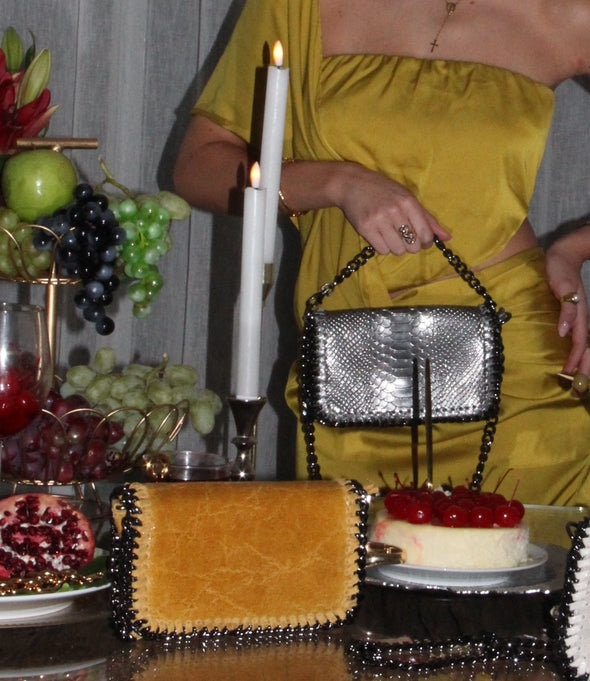 Bolsa con estampado Prato