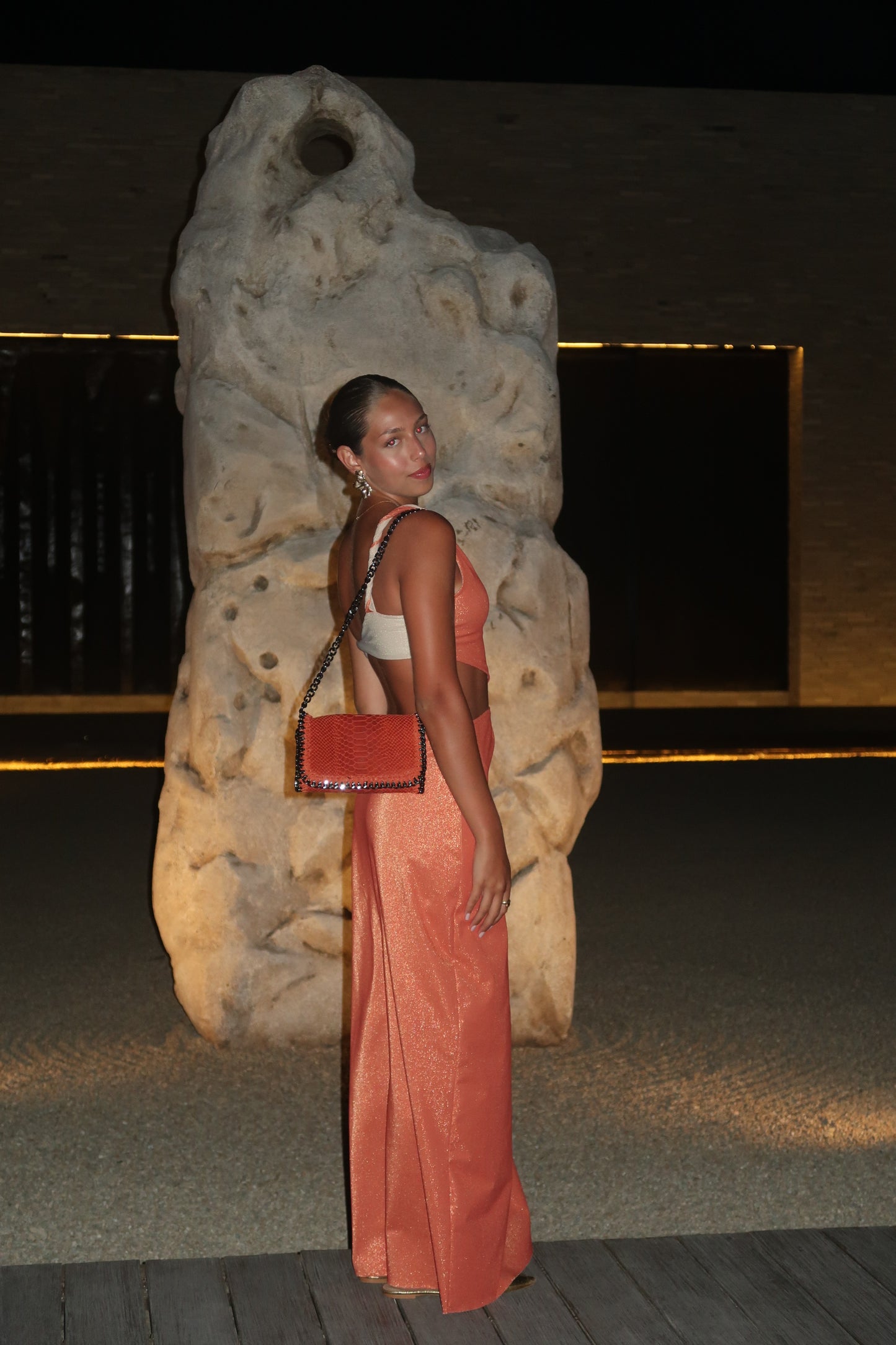 Bolso con estampado de Cagliari