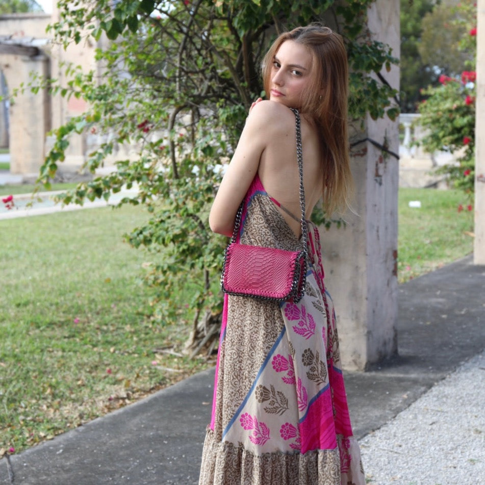 Bolsa color magenta