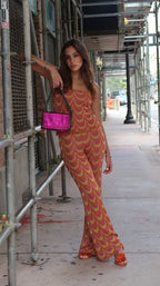 Magenta Metallic Bag