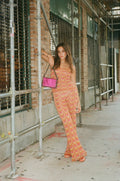 Magenta Metallic Bag