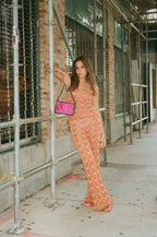 Magenta Metallic Bag